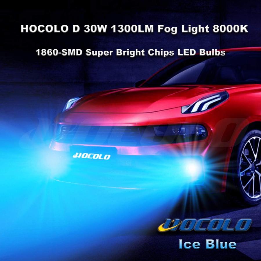 【並行輸入品】HOCOLODシリーズアイスブルーホワイトフォグ電球-H1H3 H7 H8 H4 9005 9006 880 881 2504 5202_2