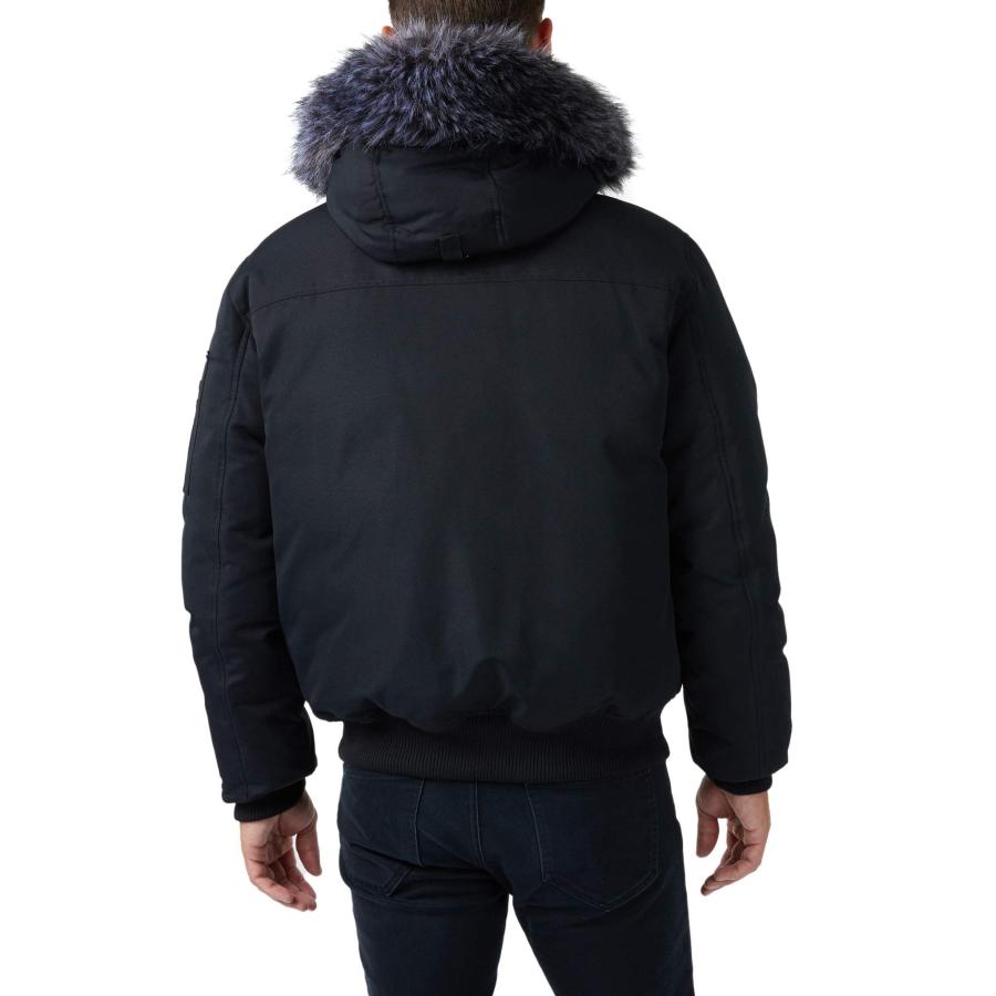 【並行輸入品】Pajar Men’s Lucas Down Bomber Jacket with Faux Fur Hoodの画像