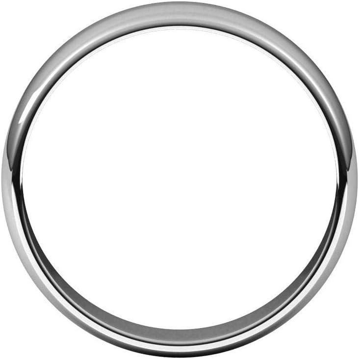 【並行輸入品】ソリッドパラジウム 5mm 結婚指輪 クラシック プレーン トラディショナル - サイズ9 パラジウム 宝石なし　_1