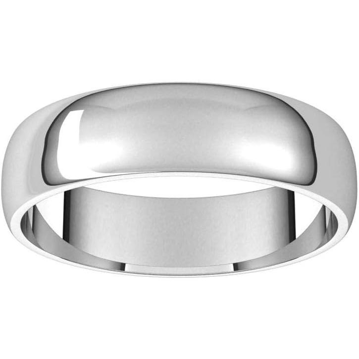 【並行輸入品】ソリッドパラジウム 5mm 結婚指輪 クラシック プレーン トラディショナル - サイズ9 パラジウム 宝石なし　_2