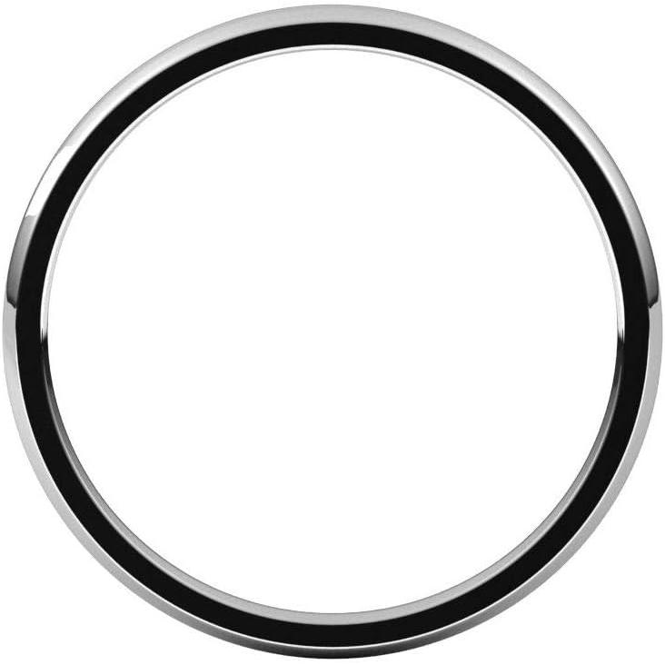【並行輸入品】ソリッドパラジウム 1.5mm 快適フィット 結婚指輪 リング クラシック プレーン トラディショナル - サイズ6.5  パラジウムの画像