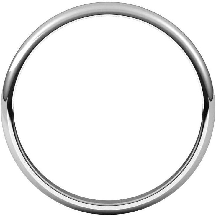 【並行輸入品】Solid Palladium 2.5mm Wedding Band Ring Classic Plain Traditional -の画像