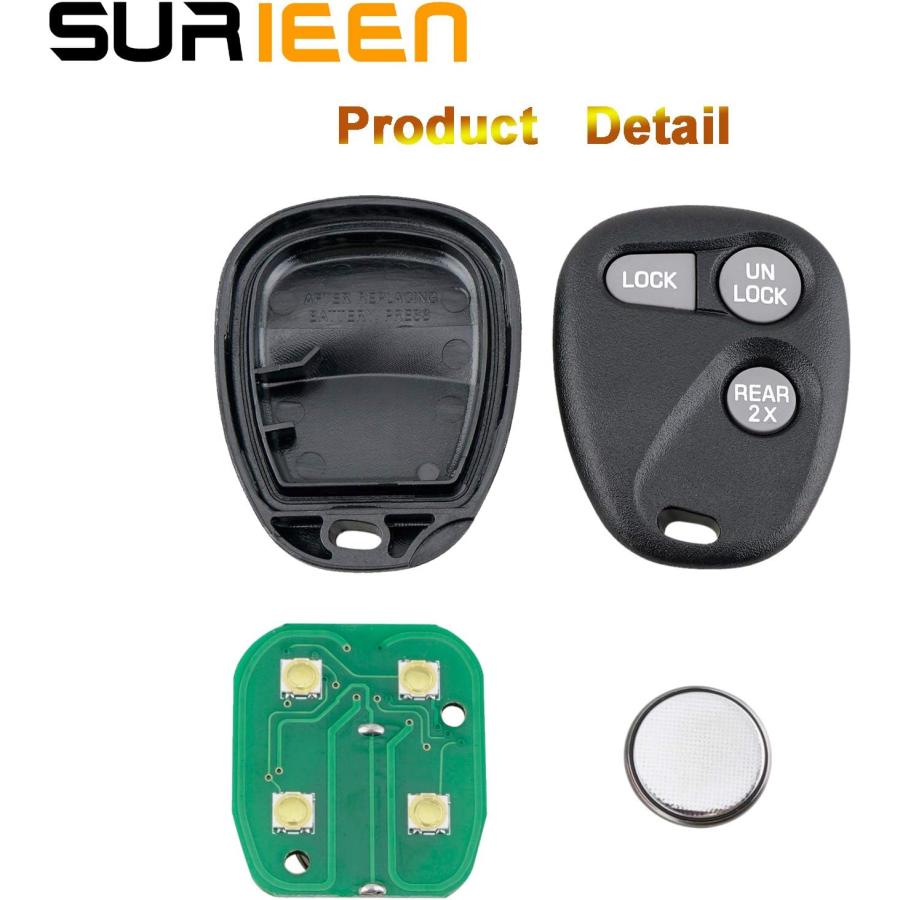 並行輸入品】SURIEEN キーレスエントリー リモートコントロール 交換用