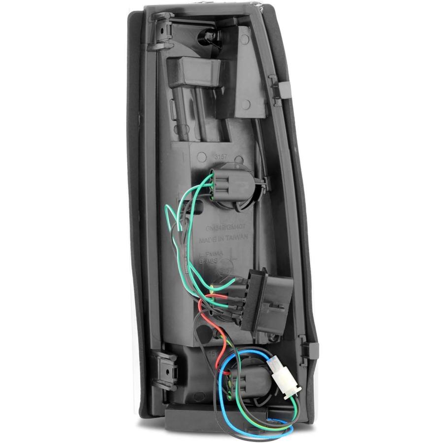 【並行輸入品】APA 1988-1999 シボレー GMC C/K シルバラード サバーバン SUV クリスタルレッド Cタイプ LEDチューブテールの画像