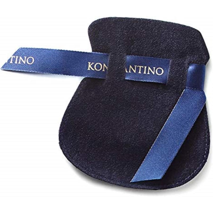 【並行輸入品】Konstantino メンズ スターリングシルバー&18Kゴールド刻印リング サイズ11の画像