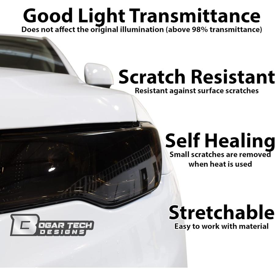 【並行輸入品】Bogar Tech Designs フォグライトティントキット Dodge Charger 2015-2020対応 ダークスモークの画像