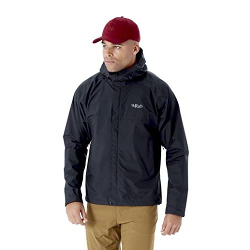 【並行輸入品】[Rab] ラブ ダウンポーエコジャケット メンズ M(JPNサイズL) ブラック 黒 RAB Men's Downpour Ecの画像