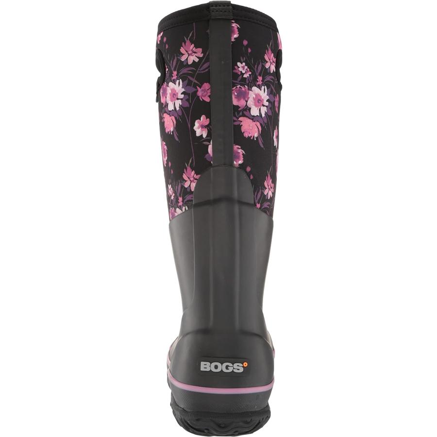 Bogs Women's Classic Tall Rain Boot Painterly Print - Black 10