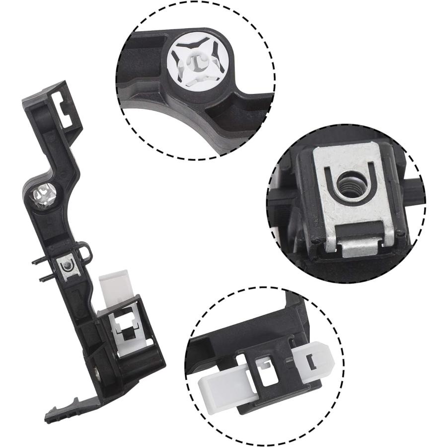 【並行輸入品】HECASA ヘッドライトランプ取り付けブラケット ドライバー助手席用 ペア 2009-2017 Dodge Ram トラックに対応の画像