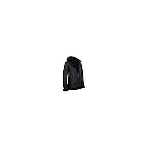 【並行輸入品】Men's Genuine Black Brown Leather Sheepskin Flying Hooded Bomberの画像