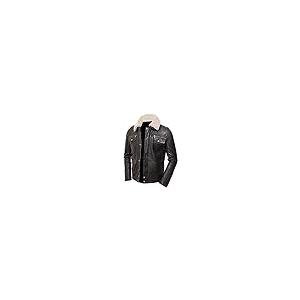 【並行輸入品】JUFAH Talento Mens Genuine Leather Jacket Removable Sherpa Sheepの画像
