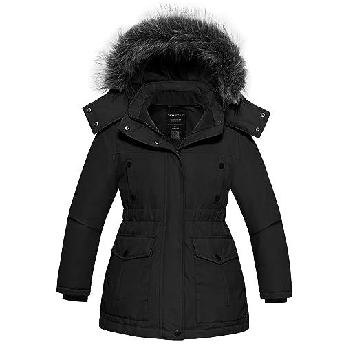 【並行輸入品】Wantdo Girl's Breathable Winter Coat Thick Fleeced lined Pufferの画像