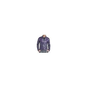 【並行輸入品】Mens Leather Jacket Real Lambskin Motorcycle Jacket For Men (PURの画像