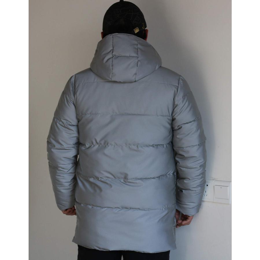 【並行輸入品】LZLRUN Rainbow Reflective Winter Down Jacket Coat Thick Warm Cotの画像