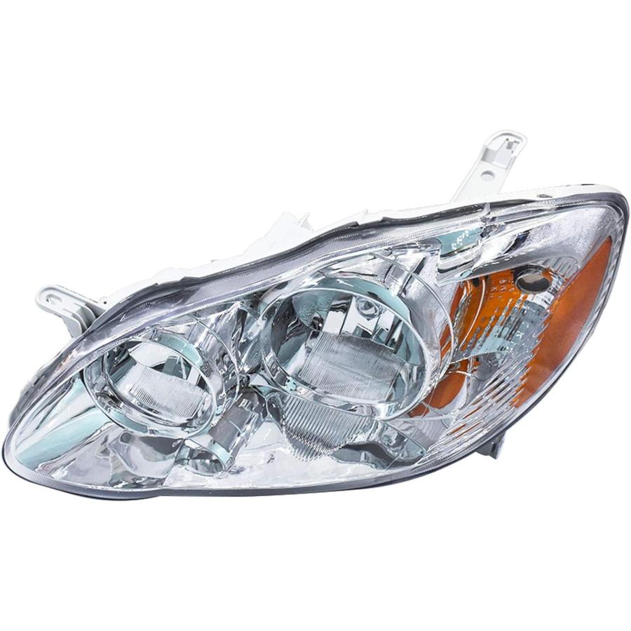【並行輸入品】waltyotur 交換用 2003 2004 2005 2006 2007 2008 トヨタ カローラ ヘッドライト アセンブリ ヘッの画像