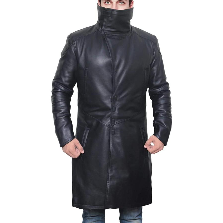 【並行輸入品】SBRM Ryan Gosling Blade Runner 2049 genine Leather Trench Coat (の画像