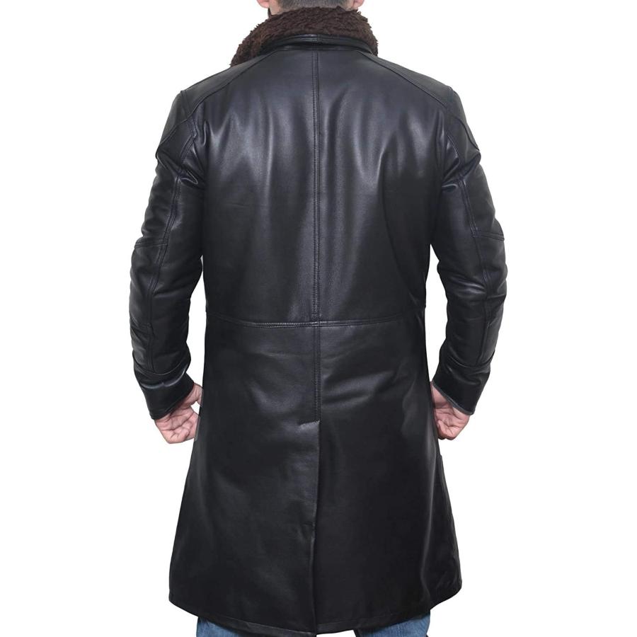 【並行輸入品】SBRM Ryan Gosling Blade Runner 2049 genine Leather Trench Coat (の画像