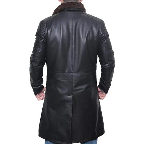 【並行輸入品】SBRM Ryan Gosling Blade Runner 2049 genine Leather Trench Coat (の画像