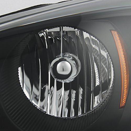 【並行輸入品】Chevy Malibu OE交換用ブラックベゼルヘッドライト ドライバー/助手席ヘッドランプペア　_2