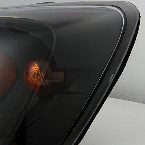 【並行輸入品】Chevy Malibu OE交換用ブラックベゼルヘッドライト ドライバー/助手席ヘッドランプペア　_4