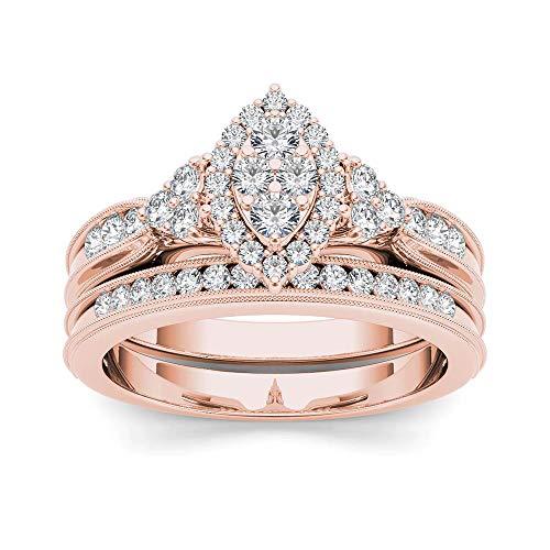 【並行輸入品】MOTIEL モアッサナイト 婚約指輪 レディース 10K 14K 18K パーソナライズリング リアルゴールドバンドリング 記念の画像