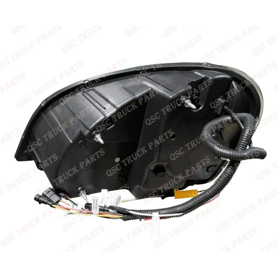 QSC Full LED Performance Black Headlight Assemblies Freightliner Cascadia 08 17 並行輸入品 : hfayb08x3wkb15k : GoodFace