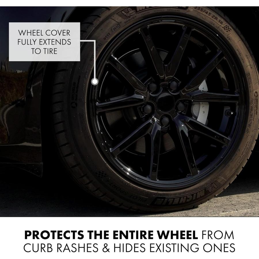【並行輸入品】Mayde 18-Inch Hub Caps fits 2017-2022 Tesla Model 3  Replacement Wheの画像