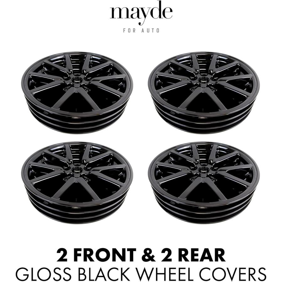 【並行輸入品】Mayde 18-Inch Hub Caps fits 2017-2022 Tesla Model 3  Replacement Wheの画像