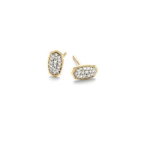 【並行輸入品】Kendra Scott Marisa スタッドピアス レディース ファインジュエリー Kendra Scott White Diの画像