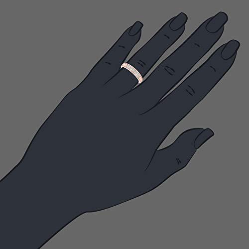 【並行輸入品】Vir Jewels 1/2 cttw ダイヤモンド 結婚指輪 女性用 プリンセス ダイヤモンド 結婚指輪 14K イエローゴールの画像