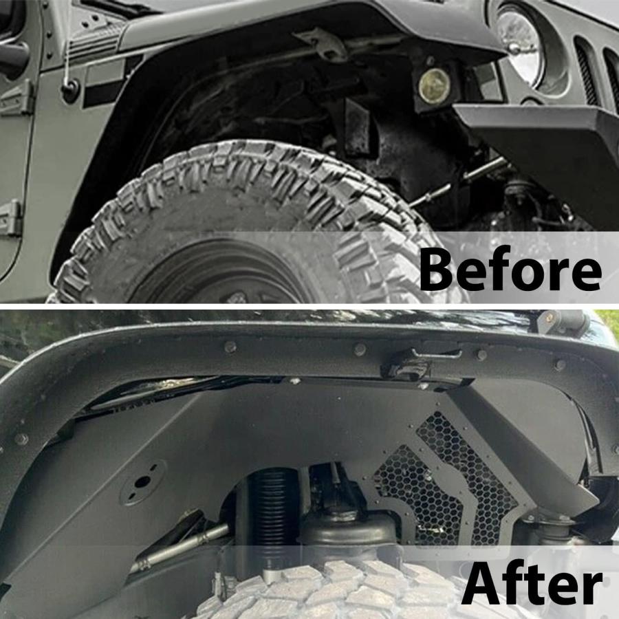 EVO jeep JK用 フロントミニインナーフェンダー