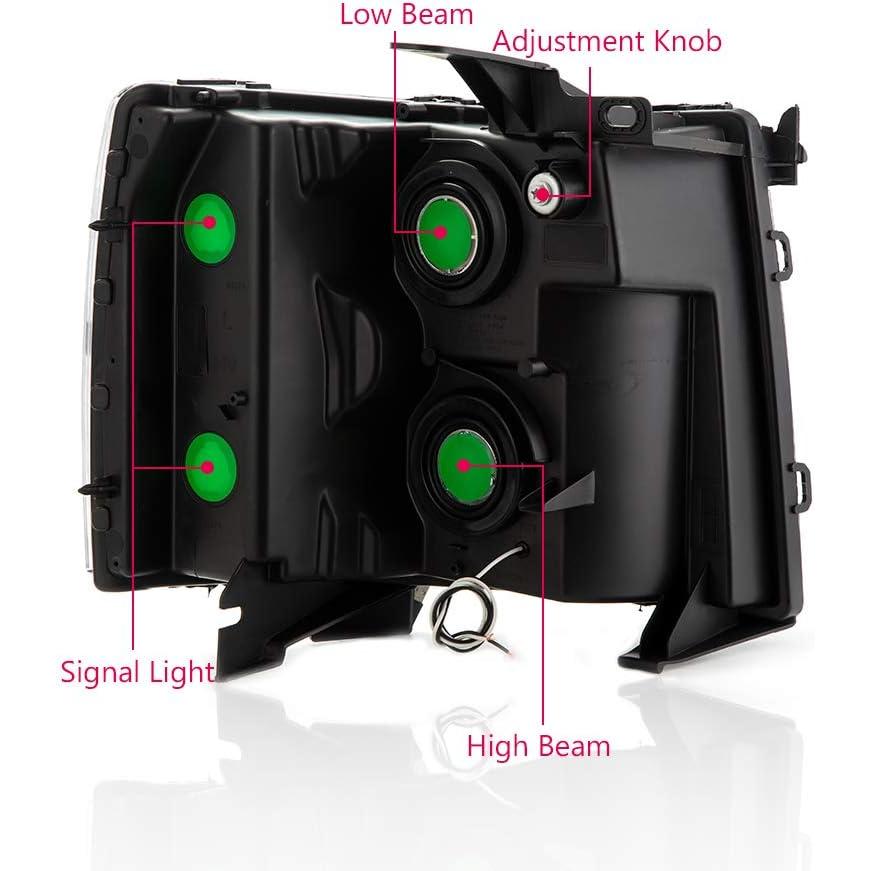 【並行輸入品】G-PLUS LED DRLヘッドライト 2007-2013 シボレー シルバラード 1500/2007 2008 2009 2010_2