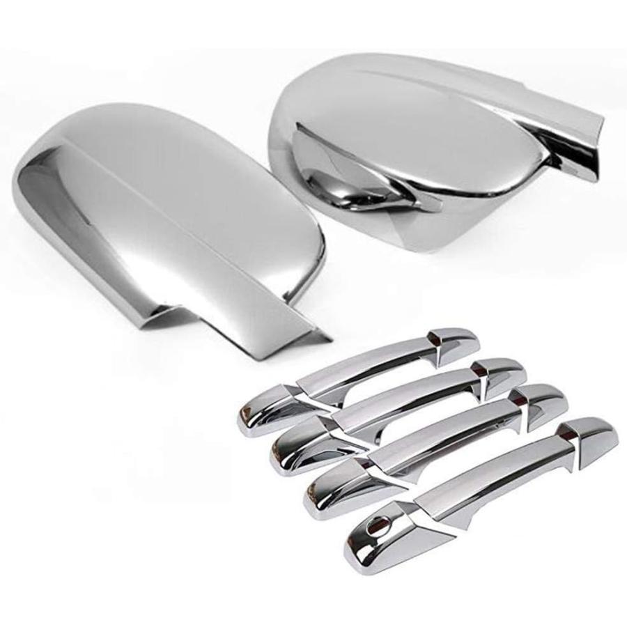【並行輸入品】alittlepanda ALP トリプルクロームメッキ フルドアミラー+ハンドルカバーオーバーレイコンボセット 2007-201 | ブランド登録なし