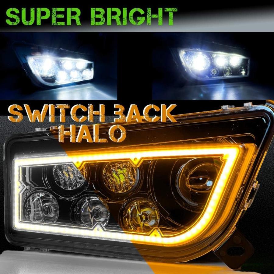 【並行輸入品】SLK-Lights PREMIUM BLUE Razor RZR LED Headlight Turn signal kit Stre_2
