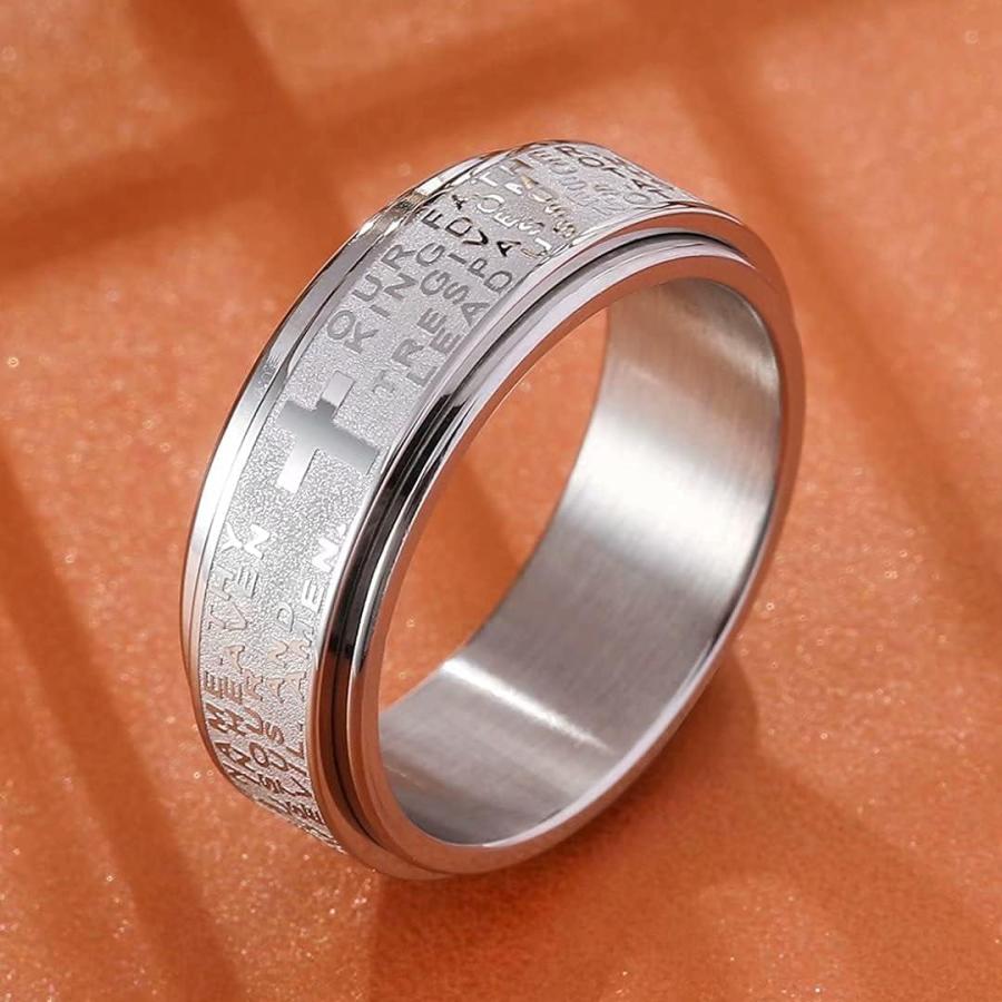 並行輸入品】King Will 8mm ゴールド/シルバー ステンレススチール