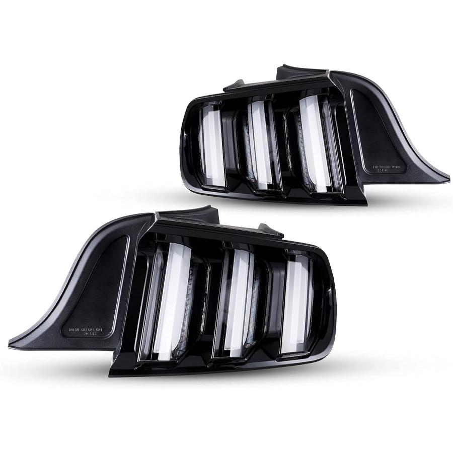 【並行輸入品】WOLFSTORM LEDテールライトアセンブリ 2015-2020 フォード マスタング テールライト 交換用 ダイナミックランニングの画像