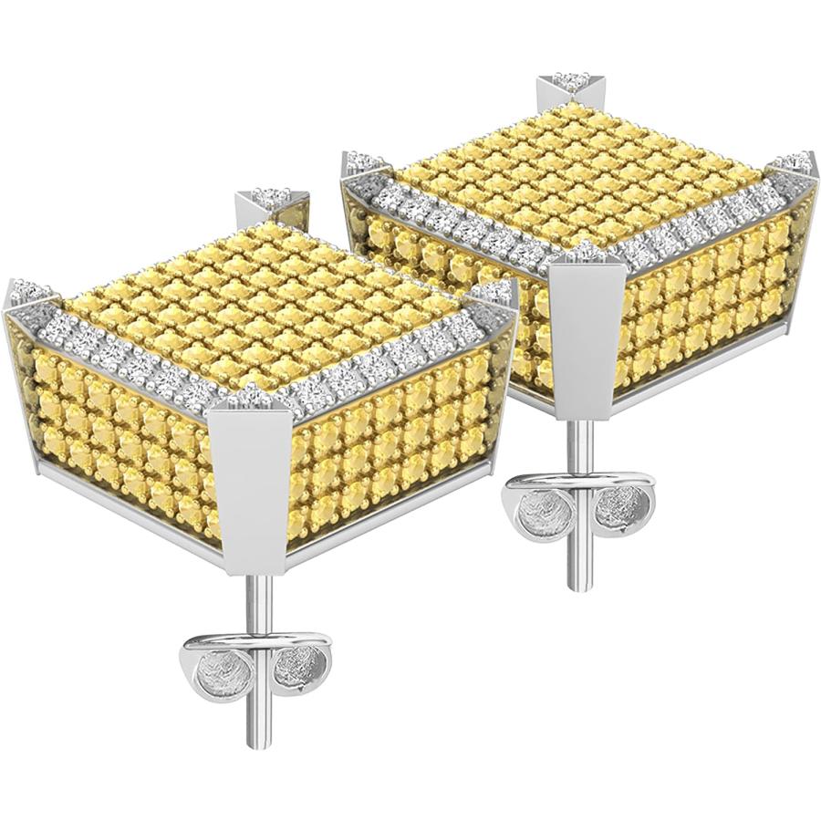 【並行輸入品】Dazzlingrock Collection(ダズリングロック コレクション) 1.35カラット(ctw)ラウンドイエロー&ホワイトダの画像