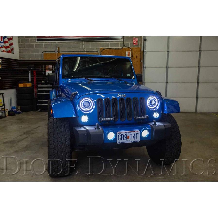 【並行輸入品】Diode Dynamics Fog Light LEDs compatible with Jeep Wrangler 2010-201の画像