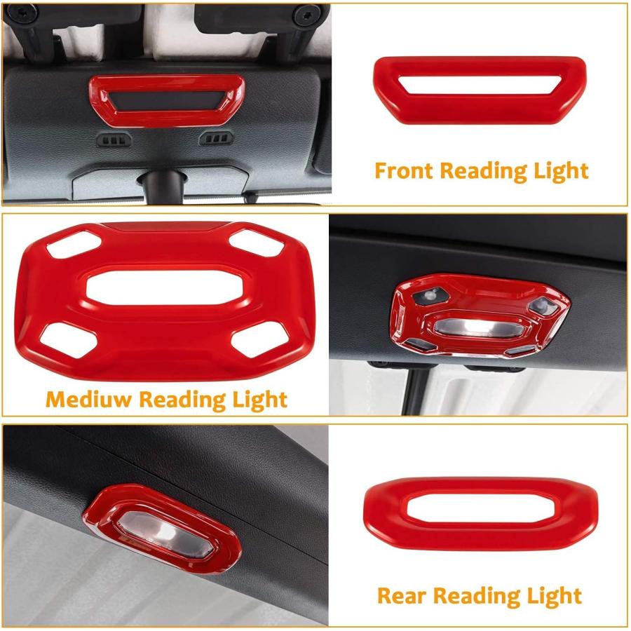 【並行輸入品】XianFeng Car Front Middle Rear Reading Light Panel Cover Decor Trimの画像