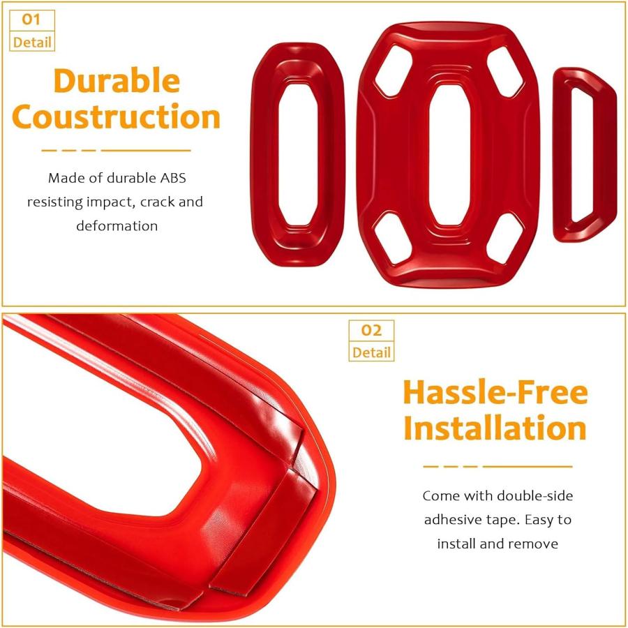 【並行輸入品】XianFeng Car Front Middle Rear Reading Light Panel Cover Decor Trimの画像