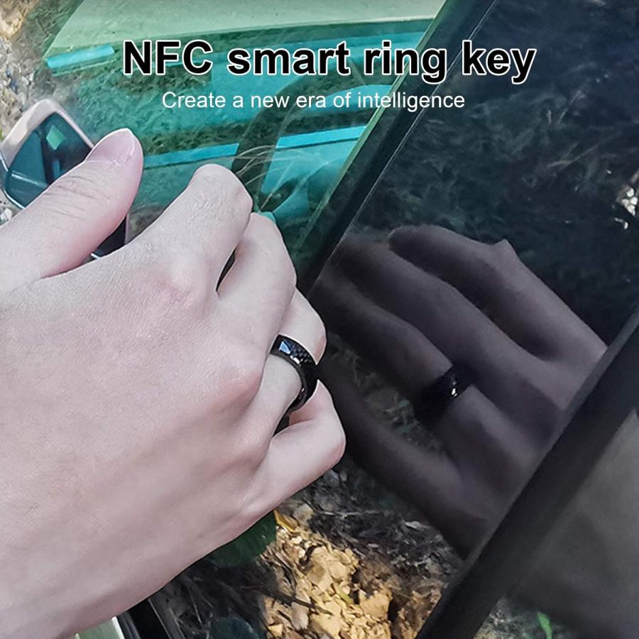 並行輸入品】スマートリングキー テスラカーボンファイバーカー