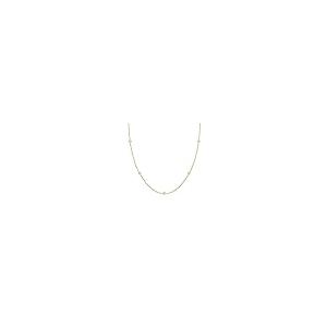 【並行輸入品】PAVOI 14K ホワイトゴールドメッキ ステーションネックレス | 模造ダイヤモンド BTYネックレス | レディース CZチ_2