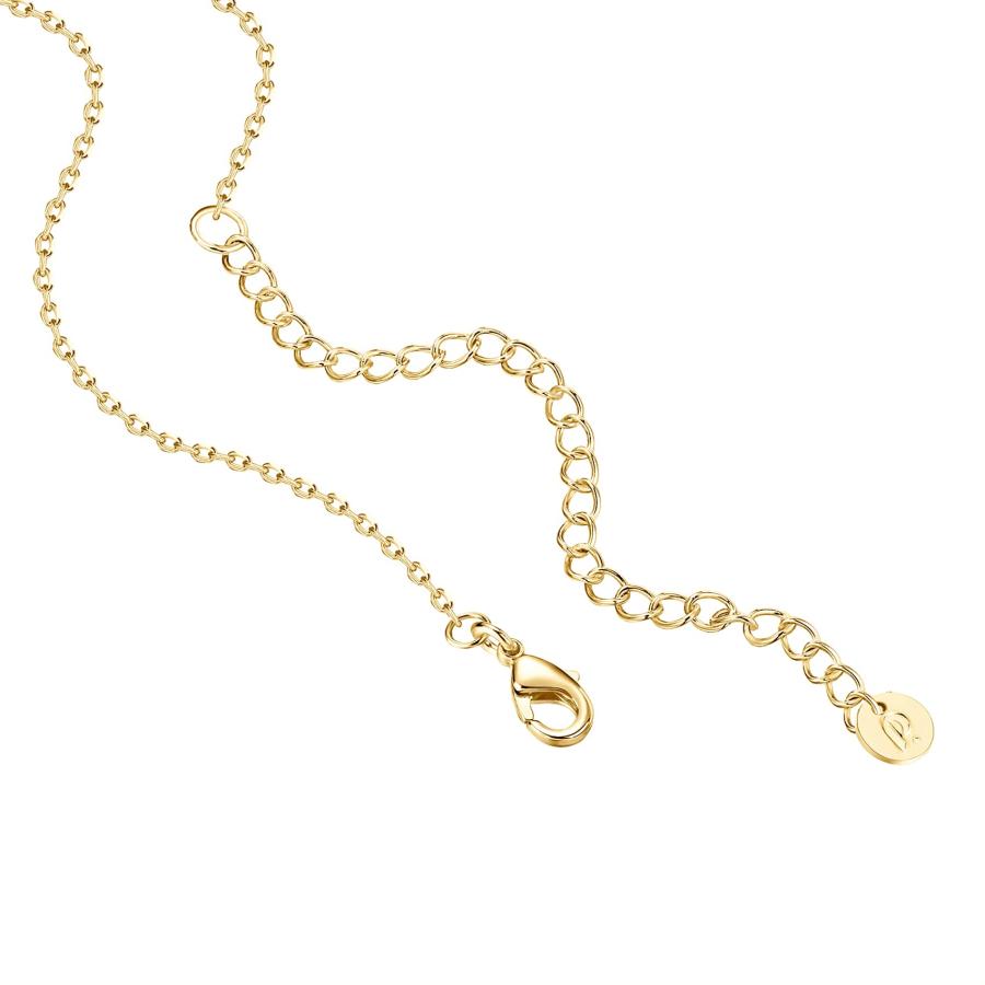 【並行輸入品】PAVOI 14K ホワイトゴールドメッキ ステーションネックレス | 模造ダイヤモンド BTYネックレス | レディース CZチ_6