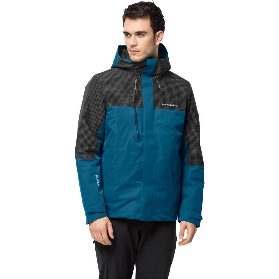 【並行輸入品】Jack Wolfskin Men's Standard DNA Icefall JKT M, Dark Cobalt, Larの画像