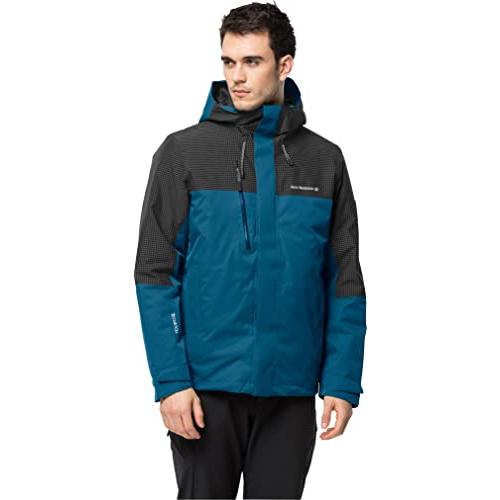 【並行輸入品】Jack Wolfskin Men's Standard DNA Icefall JKT M, Dark Cobalt, Larの画像