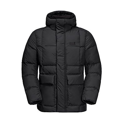 【並行輸入品】Jack Wolfskin Men's Frozen Lake Jacket, Black, Largeの画像