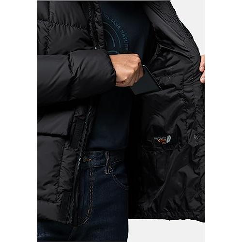 【並行輸入品】Jack Wolfskin Men's Frozen Lake Jacket, Black, Largeの画像