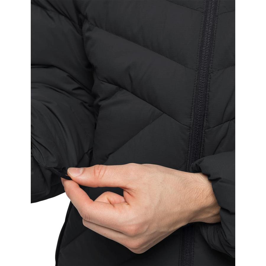 【並行輸入品】Jack Wolfskin Men's Standard Athletic Down Jacket M, Black, Lの画像
