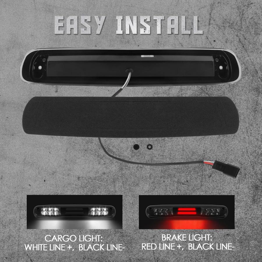 【並行輸入品】ハイマウントストップ サードブレーキライト 07-13 シボレーシルバラード/GMCシエラ 1500 2500HD 3500HD サードの画像