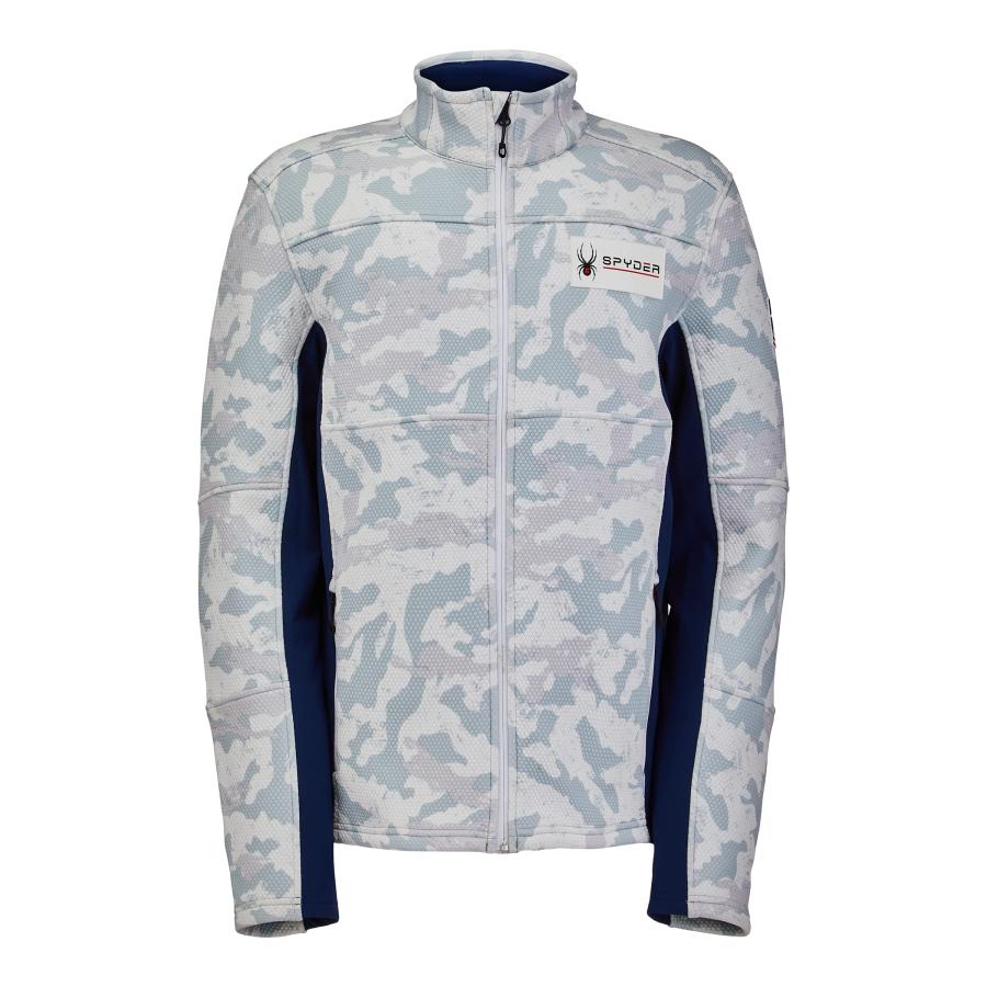 【並行輸入品】Spyder Men's Standard US Ski Team Encore Full Zip Fleece Jacket,の画像